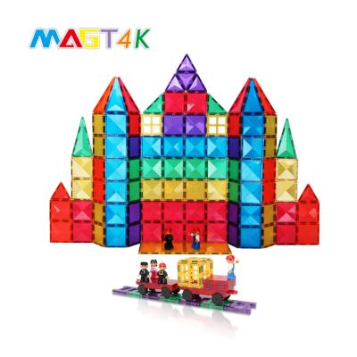 China Building Toy Factory Competitive Price 100pcs Direct Magnetic Tile Building Blocks Educational Toys For Children CPSC, CE, EN71, ASTM for sale