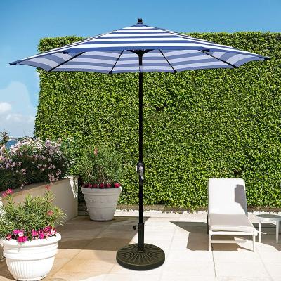 China Modern Hot Sale 21pcs Umbrella Display Set Parasol Umbrella and 8pcs Umbrella Base with Crank and Tilt for sale