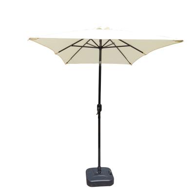 China Wholesale Modern 1.5*2.5m Sun Shade Patio Market Umbrella With Tilt And Crank for sale