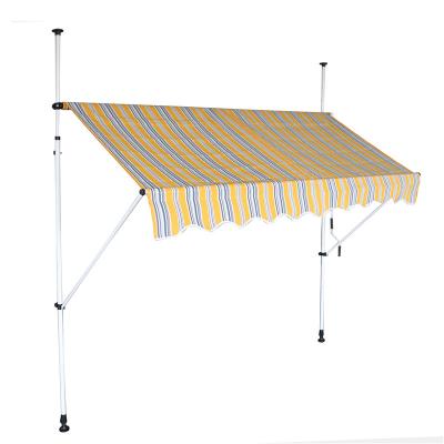 China High Quality Polyester 180g Polyester Each Tube And Cloth Packed In PE Bag Cloth Alu Roll 2.1X1.8m Sunshade Sun Balcony Side Tent for sale