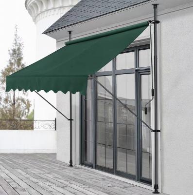 China Polyester Adjust Size 1.5*1.2m Height 1.25m Handle Alu Roller Sunshade Balcony Tent for sale