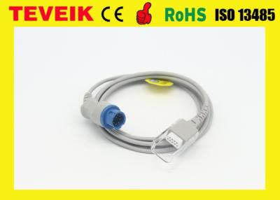 China Fabrikpreis wiederverwendbares Sensor-Erweiterungs-Adapter-Kabel Biolight Spo2, Runde 12pin zur Frau DB9 zu verkaufen