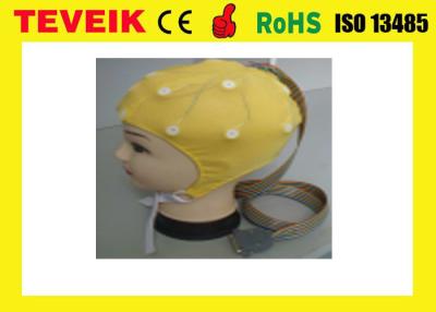 China Precio de fábrica del casquillo médico 20 de las ventajas médicas EEG con Tin Electrode, sombrero de la Neuro-reacción EEG en venta