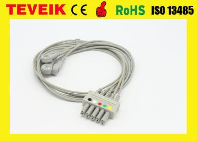 China Cable médico del Leadwire de las ventajas ECG de la fábrica CE&ISO HP M1635A 5 de Teveik para el monitor paciente en venta