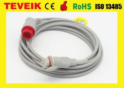 China Kabel van de Drager de Invasieve Bloeddruk om 6pin aan de adapter van BD voor drager geduldige monitor Te koop