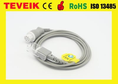 Chine Câble réutilisable d'adaptateur d'extension du datex OXY-C3 Spo2 de petit prix d'usine pour SpO2 le capteur, 10pin rond à la femelle DB9 à vendre