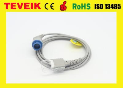 China Reusable Low Price Biolight Spo2 Extension Cable For Patient Monitor, Round 9 Pin to DB 9Pin Female for sale