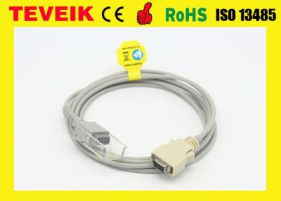 China Fabrikpreis wiederverwendbares Sensor SpO2 Mitgliedstaates LNCS Adapter-Kabel, Pin 14 zum weiblichen Kabel der Erweiterungs-DB9 zu verkaufen