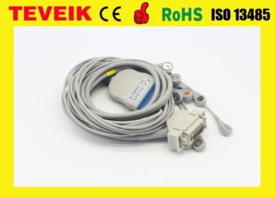 Китай Медицинский кабель DB 15Pin ECG EKG leadwires Сименс Cardiostat 10 фабрики с кнопкой продается