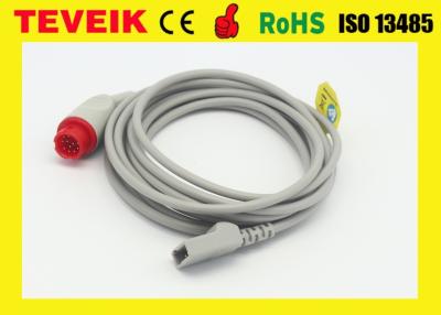 China Preço de fábrica do cabo invasor da pressão sanguínea 78205A IBP, em volta do adaptador de 12 Pin To Utah para o monitor paciente à venda