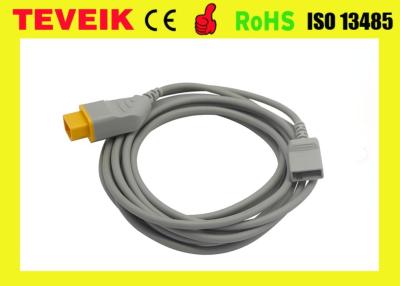 China Nihon Kohden Blood Pressure IBP Adapter Cable,14pin to Merit adapter for sale