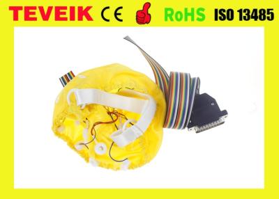 China el casquillo médico de la venta caliente EEG con el electrodo 20 de la lata lleva el sombrero de EEG con el mejor precio en venta