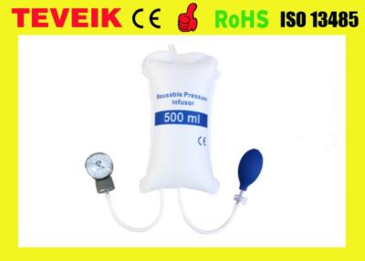 China bolso manual de la infusión de la presión del puño médico de la presión arterial 500ml con el indicador de presión en venta