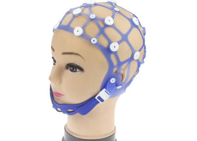 China Casquillo del sombrero EEG del adulto EEG del OEM de la fabricación de TEVEIK, canal 20 sin los electrodos de EEG en venta