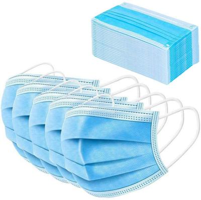 China 3 Ply Middle Meltblown Disposable Face Mask Non Woven Material For General Use for sale