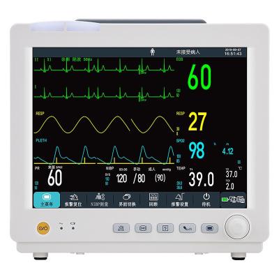 Chine Machine d'oxymètre d'impulsion de moniteur patient de l'hôpital ICU 12,1 pouces une garantie d'an à vendre