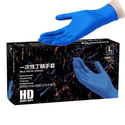 Chine Gants libres de la poudre jetable S M L Nitrile Disposable Examation de gants d'examen de vinyle à vendre