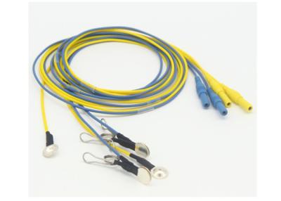 China El OEM reutilizable del cable de EEG modificó los electrodos de EEG para requisitos particulares para el casquillo de EEG en venta