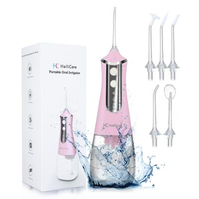 China 350ml Water Tank Portable Oral Irrigator IPX7 Waterproof Water Flosser Dental flosser for sale