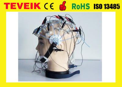 Chine Prix usine de Neurofeedback séparant 20 le chapeau médical des avances EEG avec l'électrode de cuivre plaquée argentée à vendre