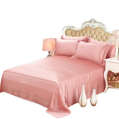 China Hot Selling Anti-static Comfortable Mulberry Silk Bedding Set Of 100% Pure Silk Duvet Cover Fabric Silk for sale