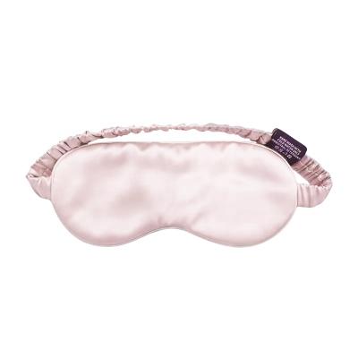 China New soft design and production of silk eye mask plain color ladies sleep silk eye mask for sale