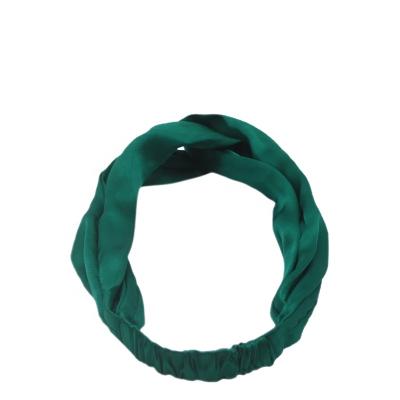 China Soft comfortable new sale comfortable elastic silk hair bands in various colors silk hair tie for girls for sale