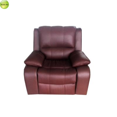 China Reclining Luxury Red Relax One Seater Recliner Sofa Chair Air Leather Rise Recliner Chair Home Furniture for sale