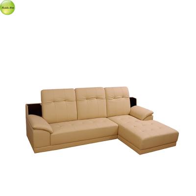 China (Size) Russia adjustable modern leather L-shaped sofa, Dubai sofa furniture, hot sale design appearance for sale