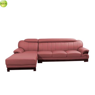 China Dongguan City Corner Sofa Adjustable Leather Sectional Sofa Full Design Top Grain Leather Sofa (Other) for sale