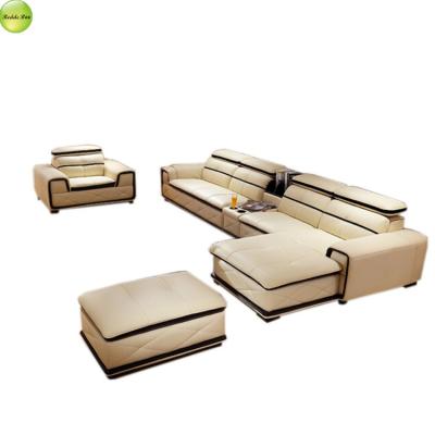 China (Other)Adjustable African Style Aged Living Room Sectional Sofa Set With Tea Leather Passion Chair Table for sale