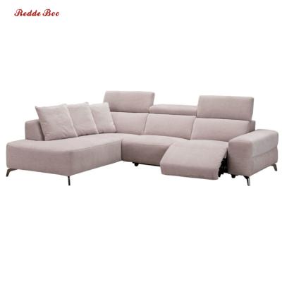 China Modern European Style Furniture Living Room Fabric L Shaped Extended Sofa For Home RB021 for sale