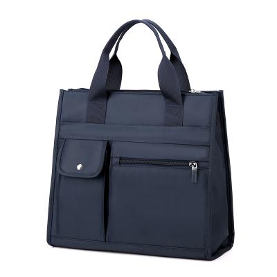 China Wholesale Retail Business Briefcase 13.3 Inch Oxford Cloth Laptop Bag Fashion Large Capacity Waterproof Nylon Cloth Men's Briefcase for sale