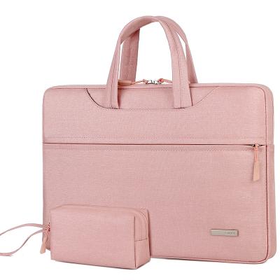 China Nylon Laptop Bag 12 13 14 15 Wholesale Retail 6 Inch Sleeve Case Oxford Cloth IT Professionals Business Handbag Women Shoulder Briefcase for sale