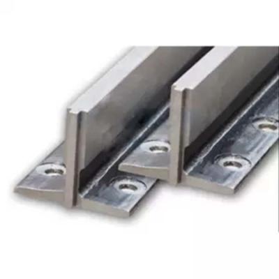 China Contemporary Original Elevator Machined Guide Rail Steel Solid Height for sale