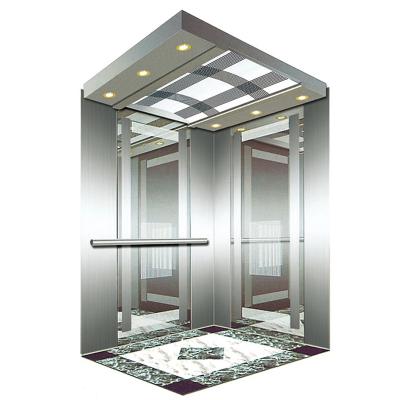 China (Elevator construction cabin) 630KGS low noise selling passenger elevator cabin, elevator cabin decoration for sale