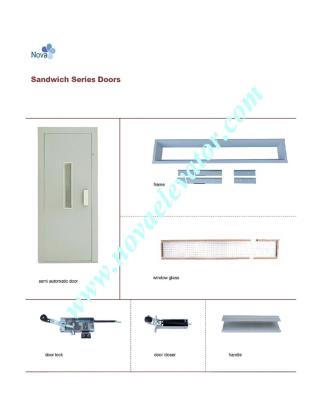 China Contemporary Elevator Swing Door For Home Elevator for sale