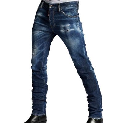 China Color Fade Proof Fashion Casual Simplicity Straight Jeans For Men Custom for sale