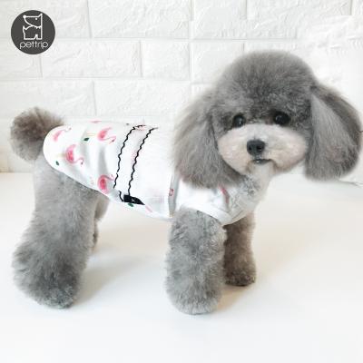 China Stocked Pet Clothing Clothes Pet Clothes Spring Vest And Summer Dog Small And Accessories Dog Clothes for sale