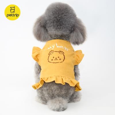 China Stocked Clothes Pet Clothes Dog Clothes Spring And Summer Pet And Accessories Puppy Small Clothes for sale