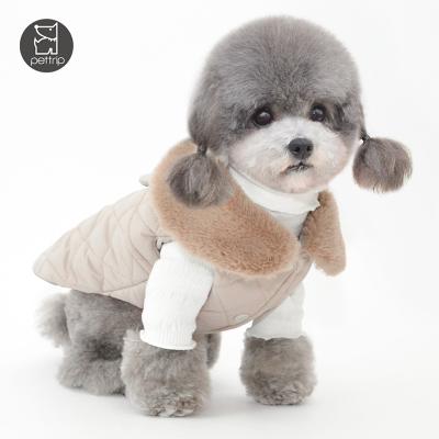 China Fall and Winter Small Stocked Dog Cothes Padded Pet Clothes Puppy Clothes Pet Clothing and Accessories for sale