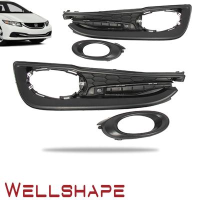 China Fit Honda Civic 14' - 15' Sedan Fog Lamp Cover With Trim Set Civic for sale