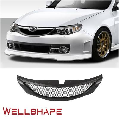 China ABS For 08 09 10 Subaru Wrx Matte Black Sti Mesh Front Grille for sale