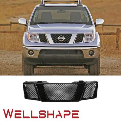 China ABS Car Grill For 05 06 07 08 Nissan Frontier /Pathfinder Mesh Type Gloss Black Front Grill Grille for sale