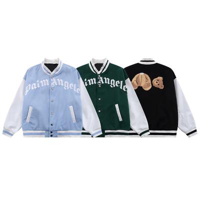 China LOGO QUICK DRY amiryi OEM direct visibility baseball jacket amiy jacket new with letters neutral men's patchwork rattle baseball jacket for sale