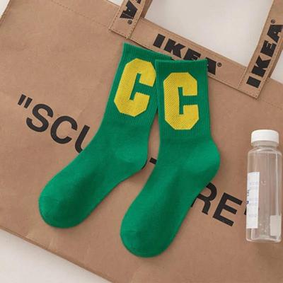 China Sports chrome Hearys Vloneys off street dance skateboard whiteys men and women in tube cotton cross socks for sale