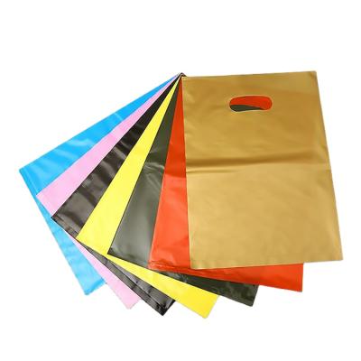 China Custom Die Cut Recycled Materials Plastic Bag Retail Goods Packaging Compostable Shopping Bag For Boutique for sale