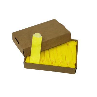 China Wholesale Biodegradable Printed Wax Coated Mini 18mm Yellow Vellum Wax Sticker Baggies Wax Stamp Loose Fast Shipping Paper Bags for sale