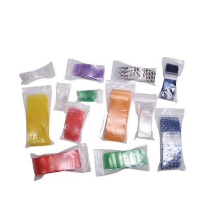 China Apple Resealable Mixed Packing 2.5 Mil Recyclable Wholesale Plastic Mini Baggies Custom Ziplock Bags for sale