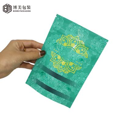 China Recyclable Wholesale Die Cut Mylar Bags Custom Foil Baggies Plastic Bag Heat Seal Smell Proof Grass Packaging For Mylar for sale